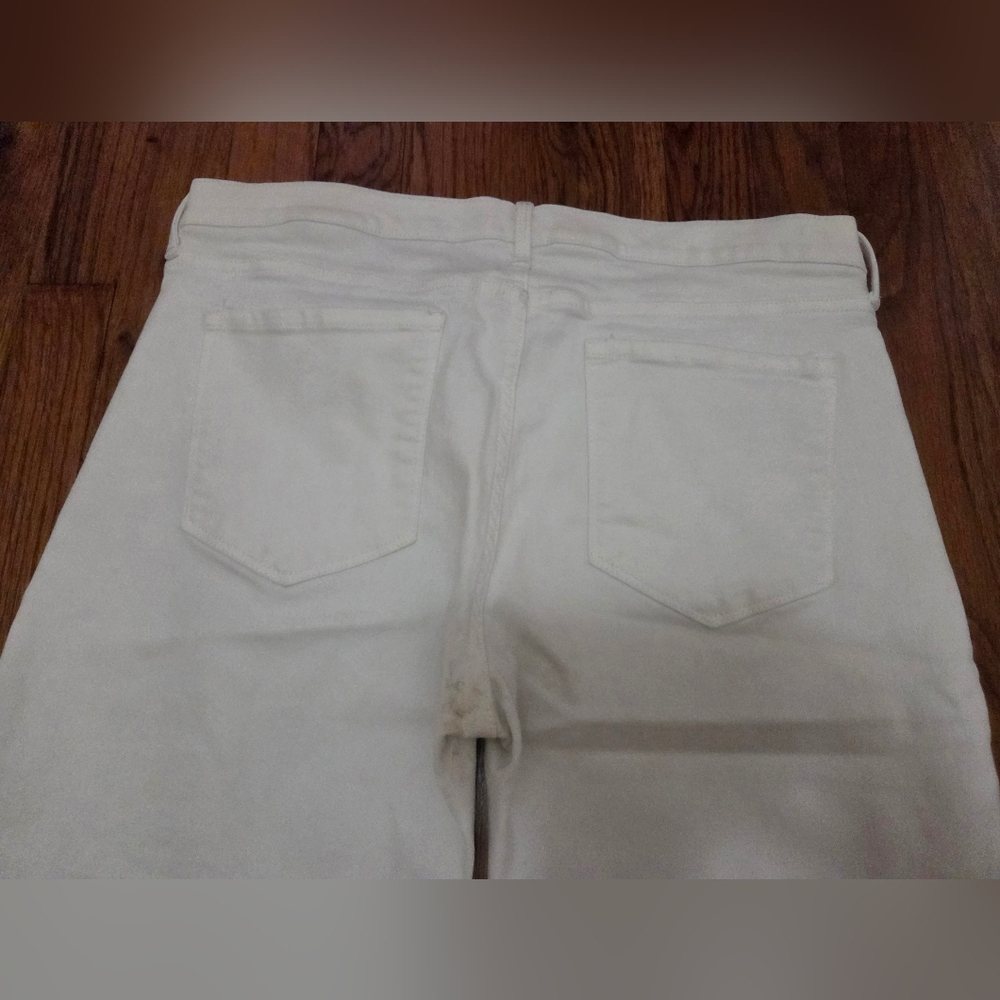 Banana Republic White Skinny Jeans Size 31P - Picture 5 of 11
